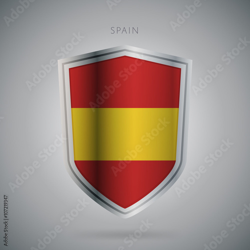 Free Download Flags europe vector icon. Spain flag, isolated. Modern design. National country flag. Country of member the European Union. - GFXLoad
