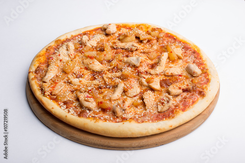 Fresh pizza serving Board