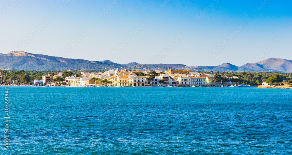 Beautiful view of the coast of Majorca Porto Colom Spain Beautiful view of the coast of Majorca Porto Colom Spain