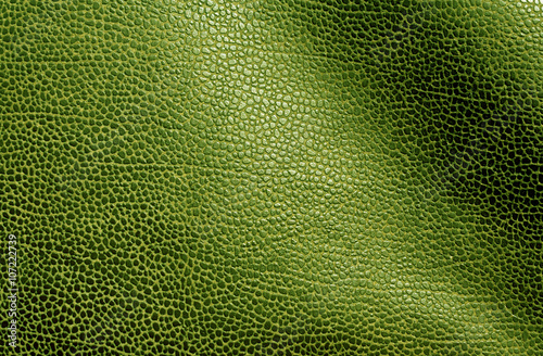 Abstract green leather texture.