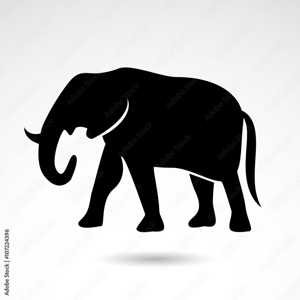 Elephant vector icon. Elephant vector icon.