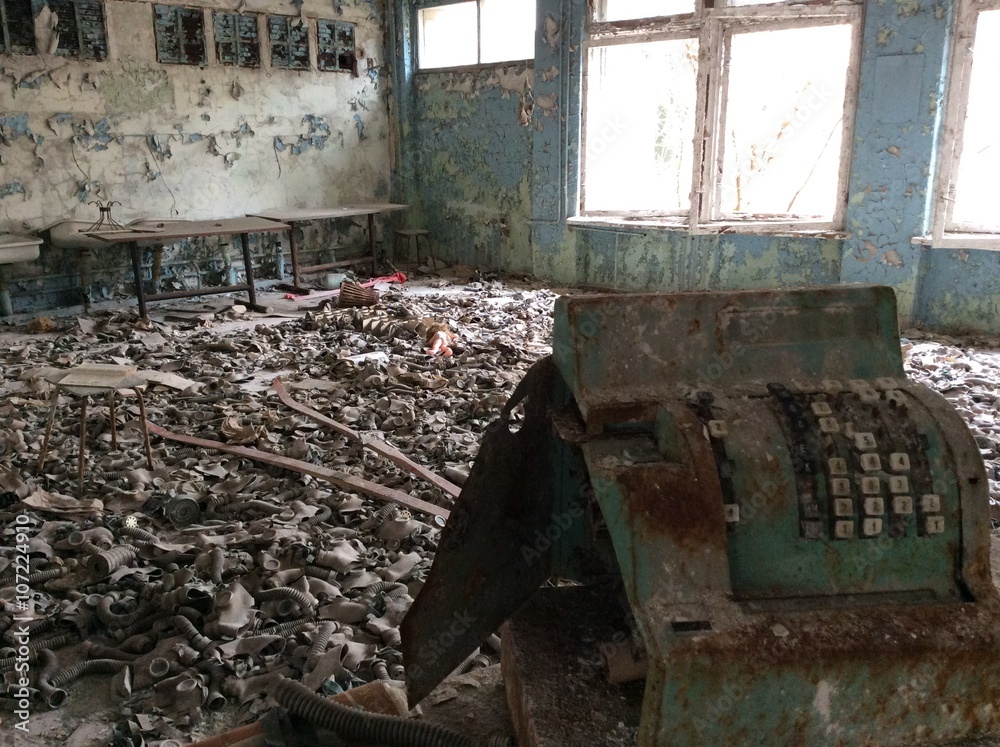 The Abandoned City of Pripyat near Chernobyl 