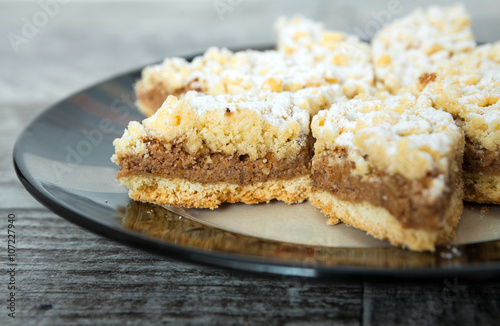 Homemade Walnut Dessert with Sugar