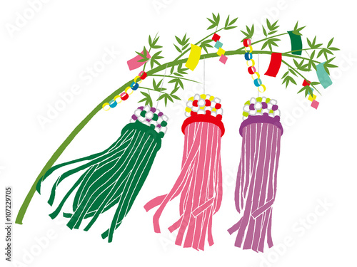 Japanese Sendai Tanabata Festival