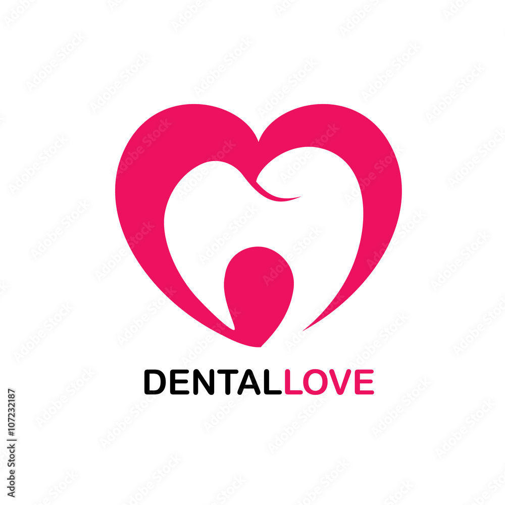 Dental Icon logo design. vector illustration