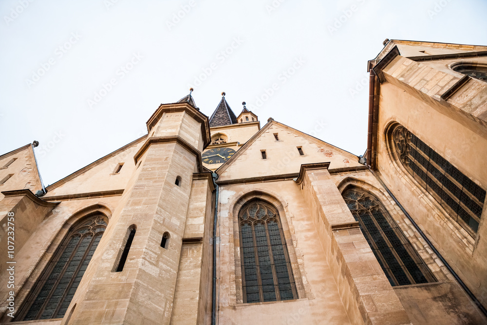 Architectural details from Evangelical Cathedral in Sibiu, Romania