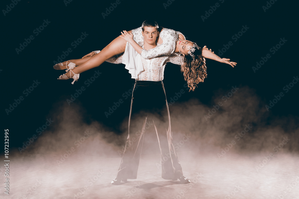 Argentinean Couple Dancing Tango