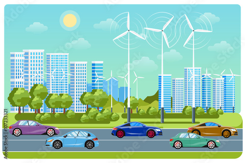 City life and urban landscape