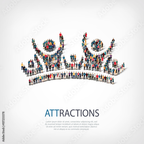 attractions people  symbol