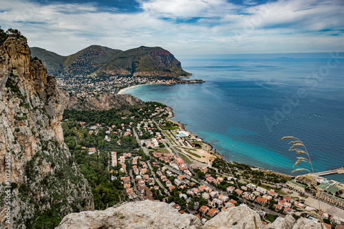 Palermo, panorama da Monte Pellegrino