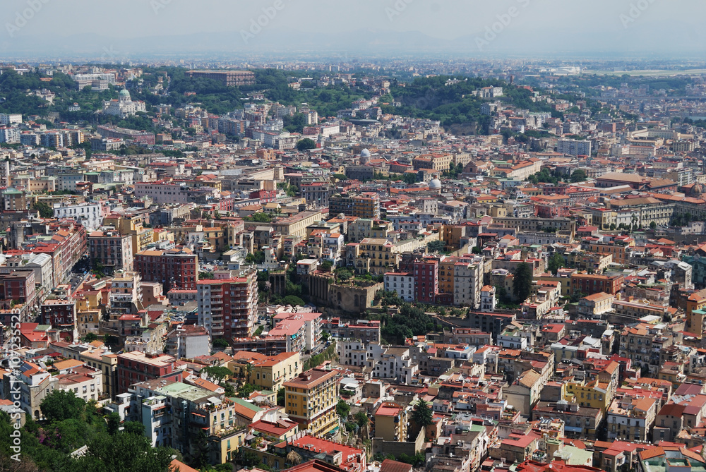 Napoli vista aerea, Italia
