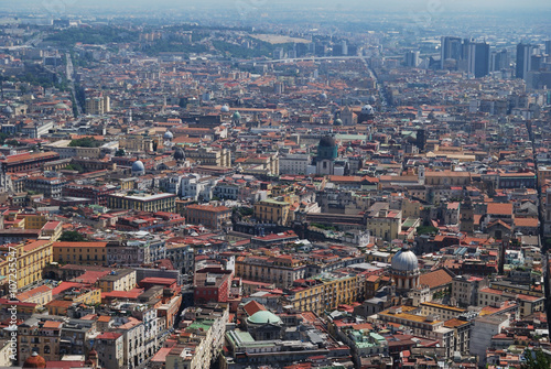 Napoli vista aerea, Italia 