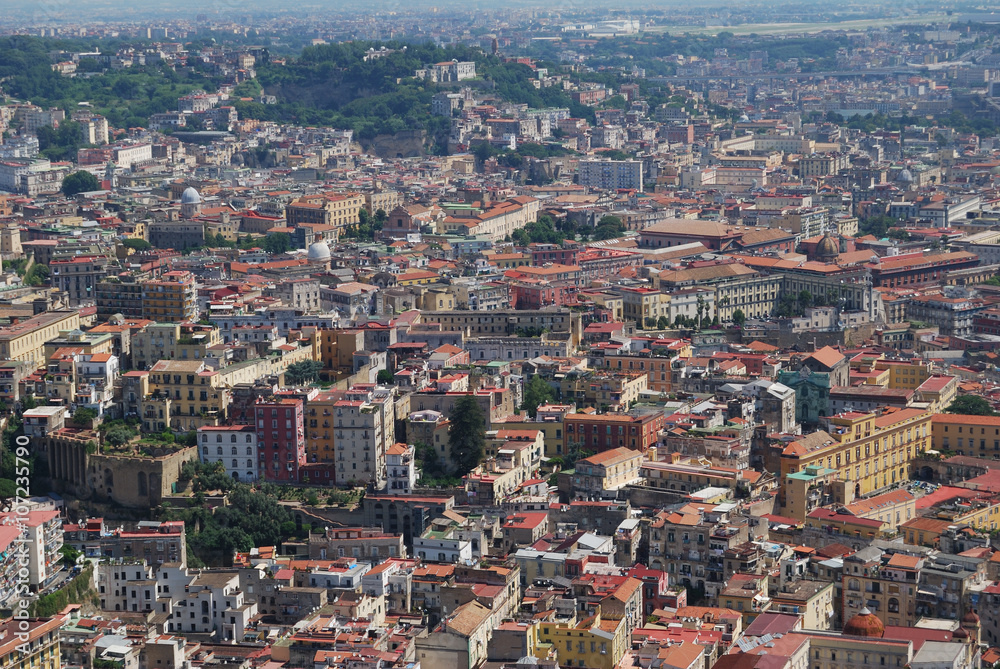 Napoli vista aerea, Italia
