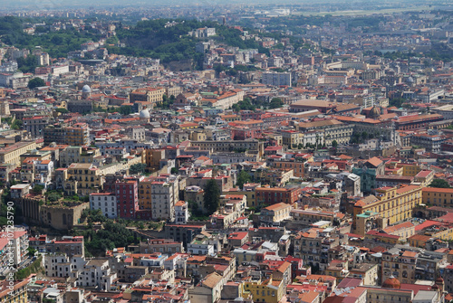 Napoli vista aerea, Italia 