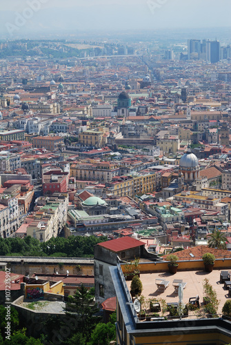 Fototapeta Naklejka Na Ścianę i Meble -  Napoli vista aerea, Italia
