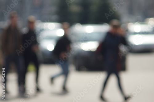 a group of people beautifully blurred