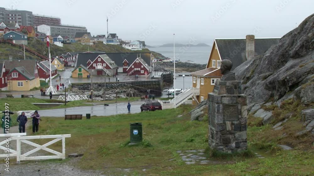 General view of Nuuk, capital of Greenland General view of Nuuk, capital of Greenland