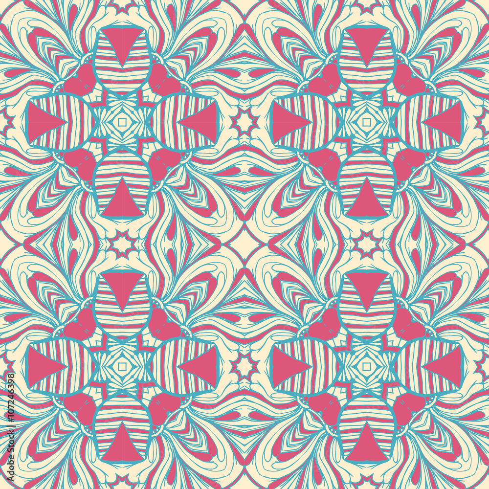 Seamless abstract pattern, hand drawn texture for Wedding, Bridal, Valentine's day or Birthday Invitations. Floral geometric background. Fabric or paper print. Seamless abstract pattern, hand drawn texture for Wedding, Bridal, Valentine's day or Birthday Invitations. Floral geometric background. Fabric or paper print.