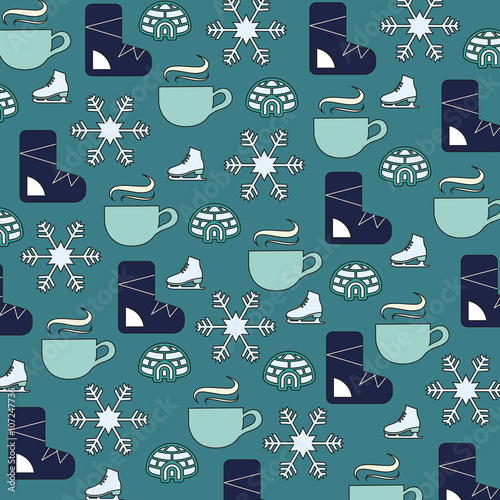 Pattern inverno neve