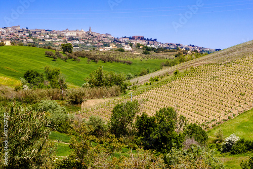Panorama di Città Sant'Angelo in provincia di Pescara in Abruzzo