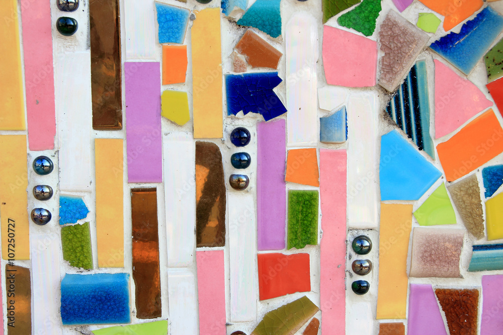 Fotografie Colorful Mosaic modern idea