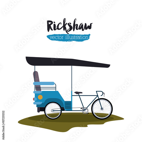 rickshaw trasnportation design 