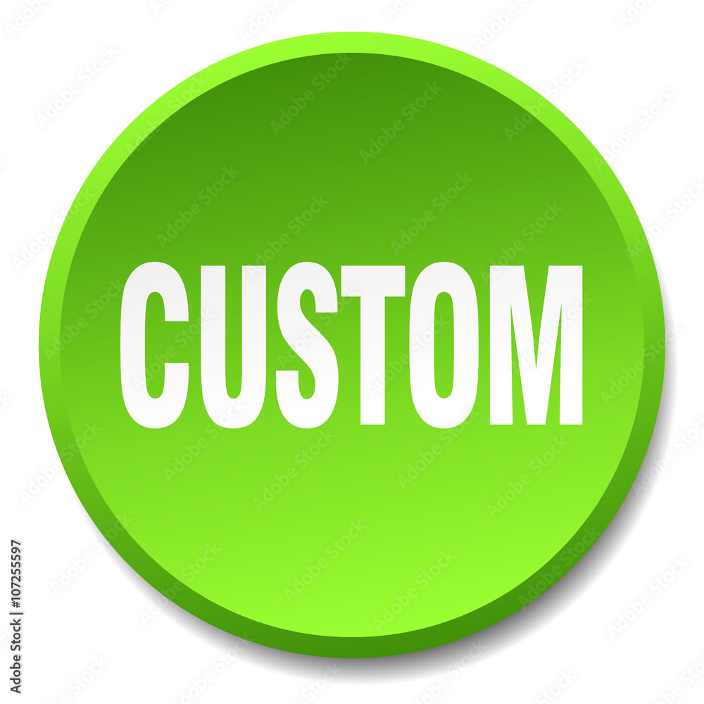 custom green round flat isolated push button custom green round flat isolated push button