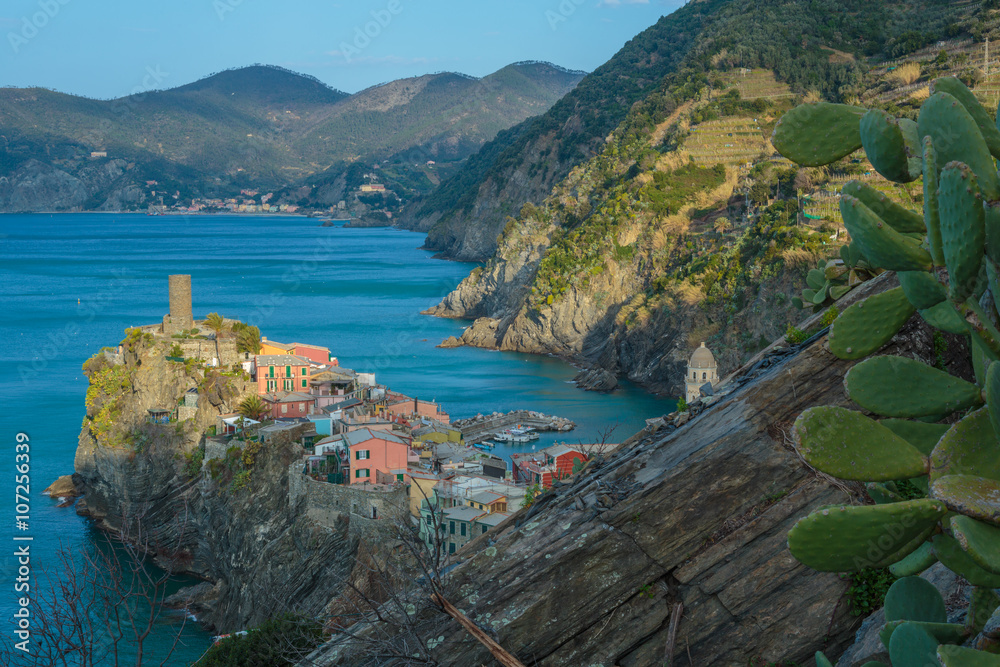 Vernazza is one of the oldest and most beautiful towns in the Cinque Terre, Italy