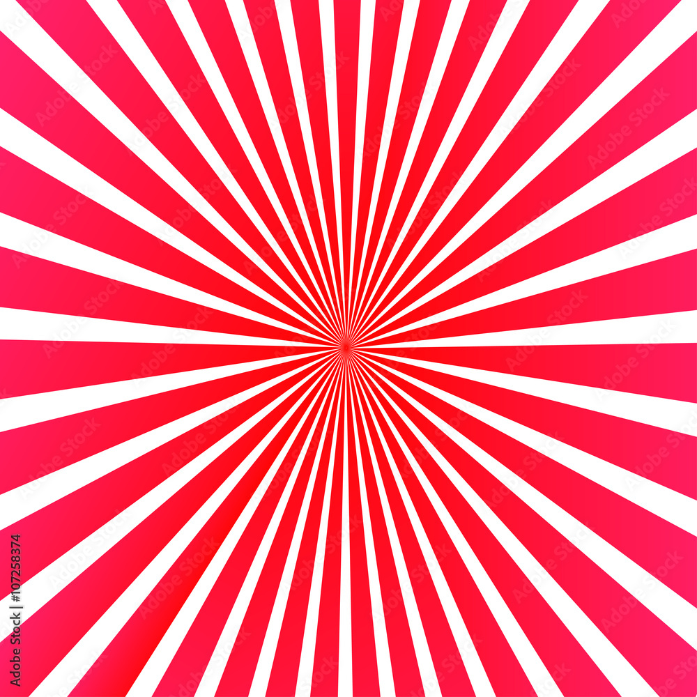 Rays background red burst of high-quality vector