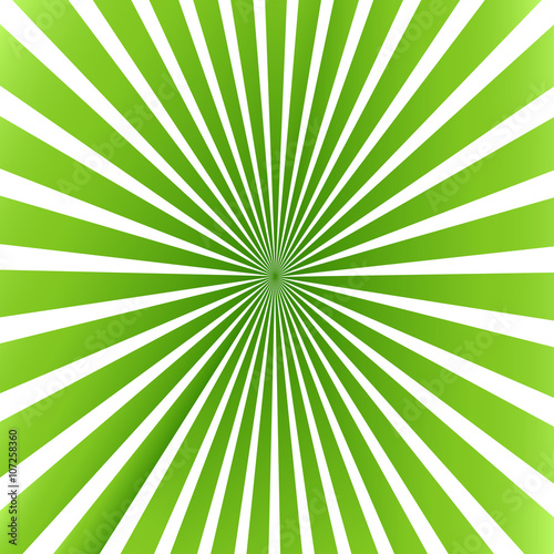 Rays background green burst of high-quality vector