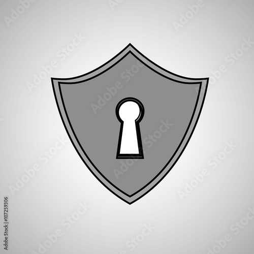 padlock design, vector illustration