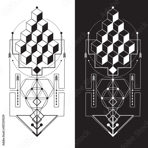 Sacred Geometry. Magic totem