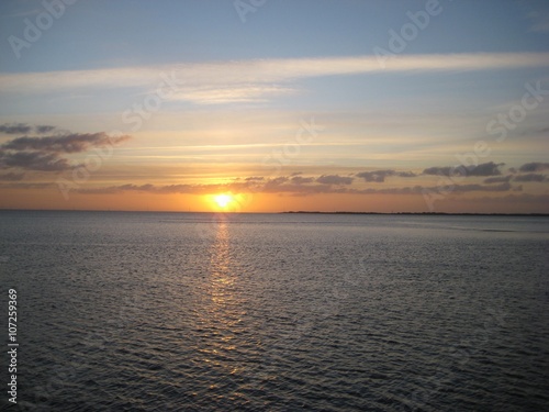 Sonnenuntergang auf Fans