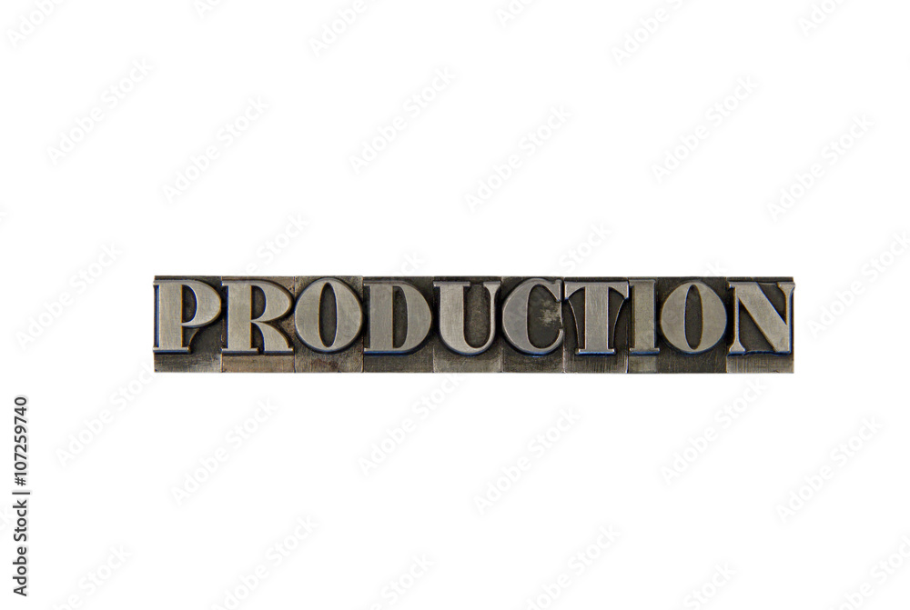 Production / caracteres d'imprimerie en plomb Production / caracteres d'imprimerie en plomb