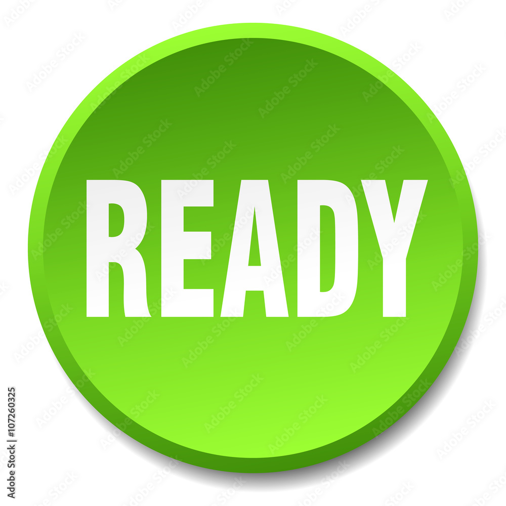 ready green round flat isolated push button ready green round flat isolated push button