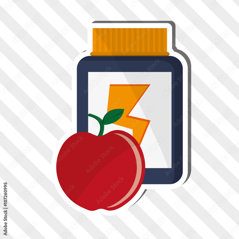 Healthy lifestyle design , vector illustration Healthy lifestyle design , vector illustration