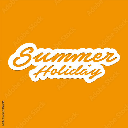 scritta vacanze estive 
