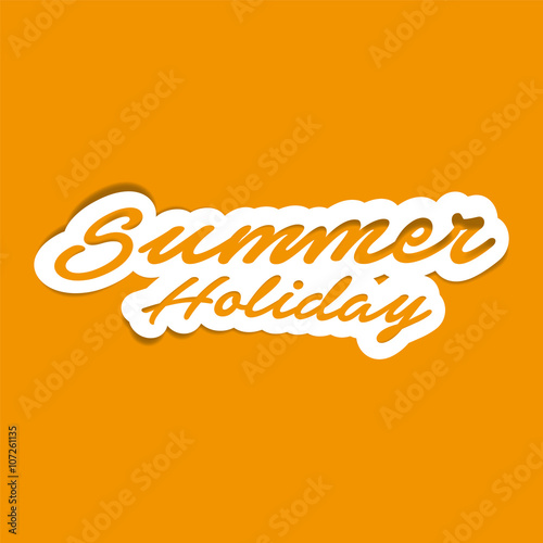 scritta vacanze estive 