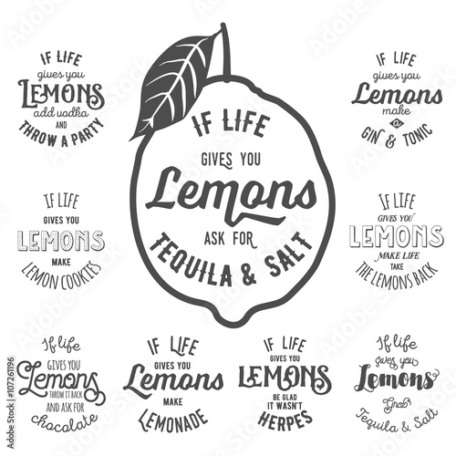 Motivation quote about lemons
