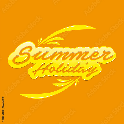 scritta vacanze estive 