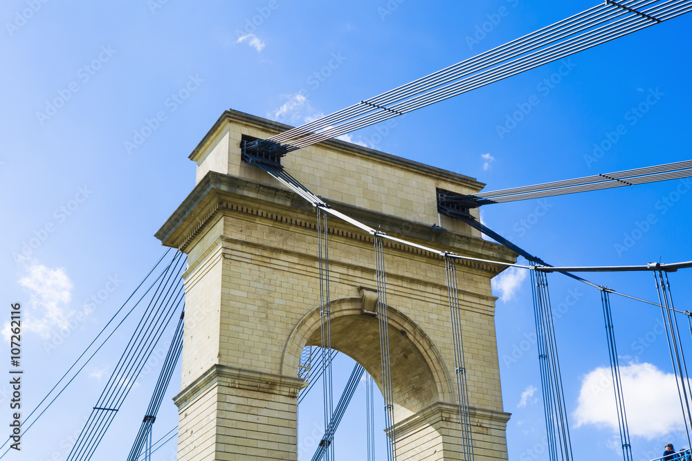Fototapeta premium Pont port à l'Anglais