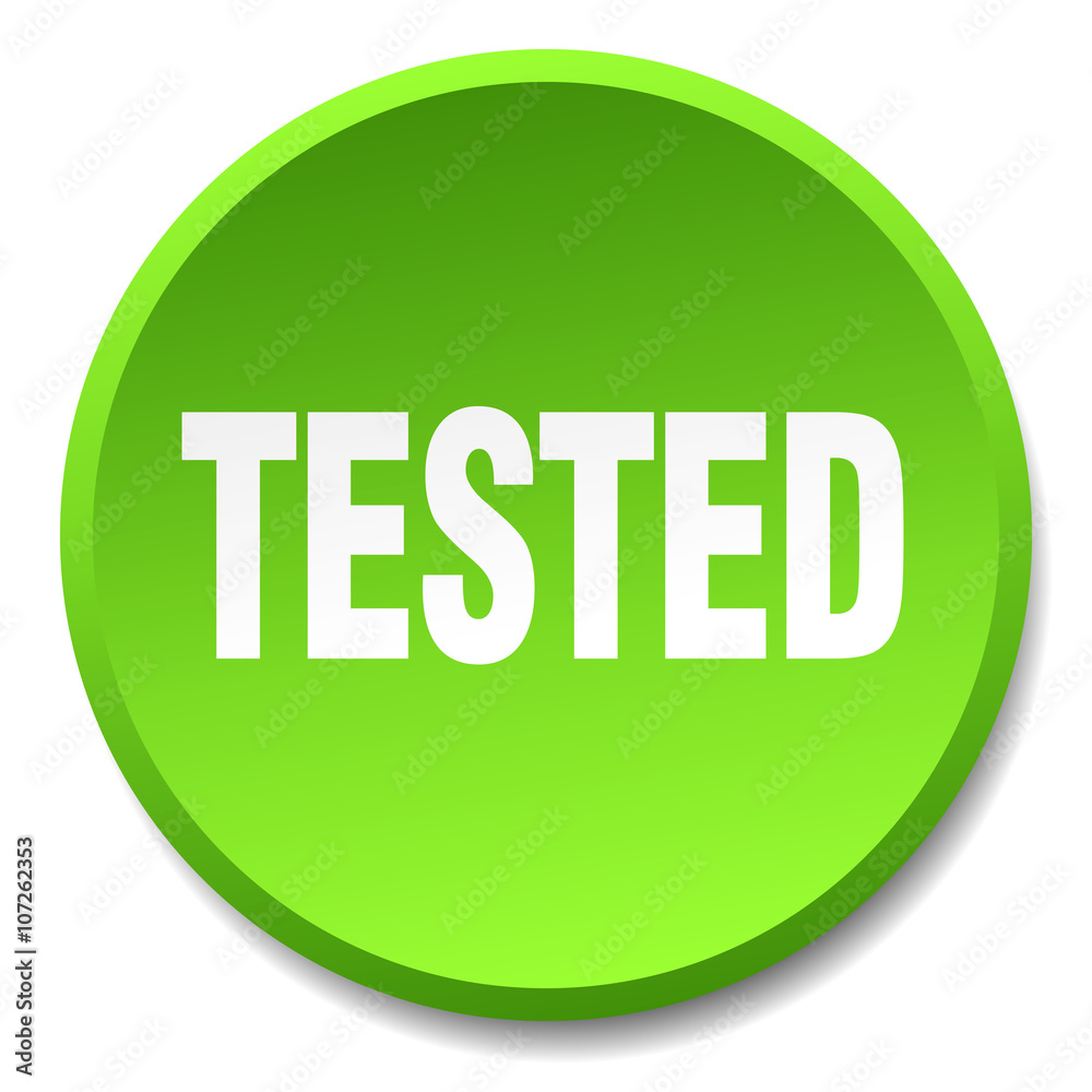 tested green round flat isolated push button tested green round flat isolated push button