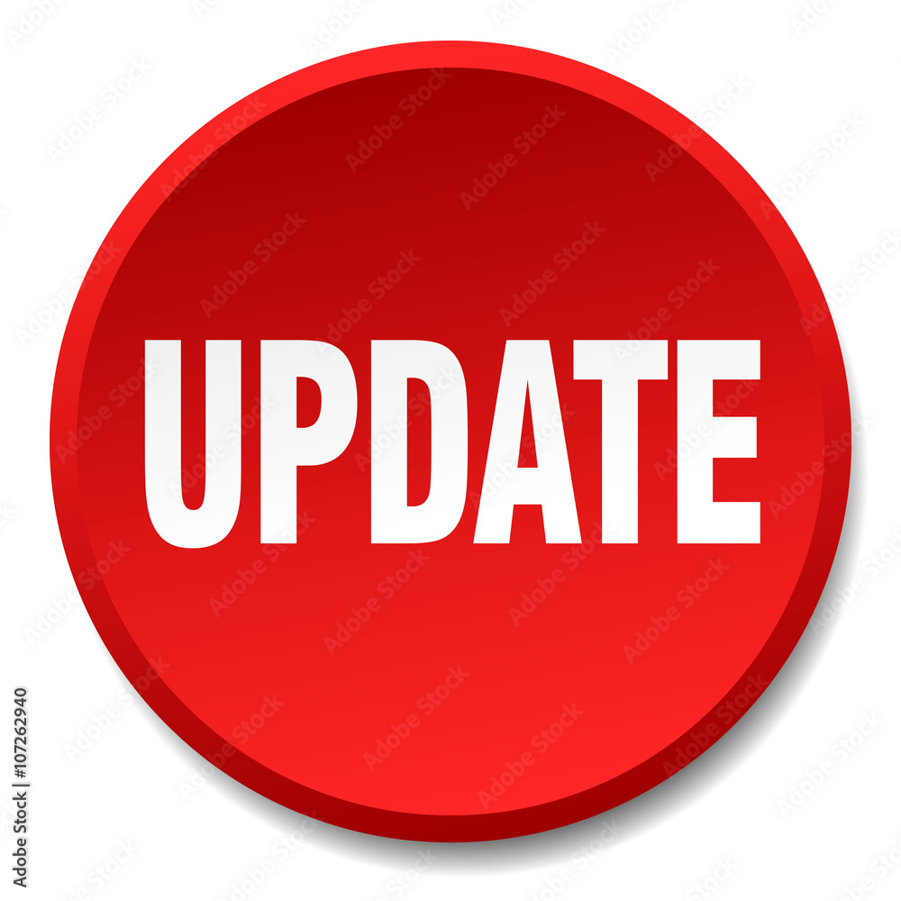 update red round flat isolated push button update red round flat isolated push button