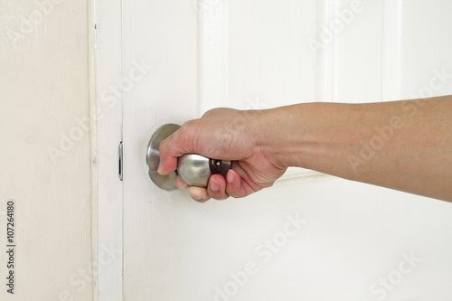 Fotografie Opening door knop