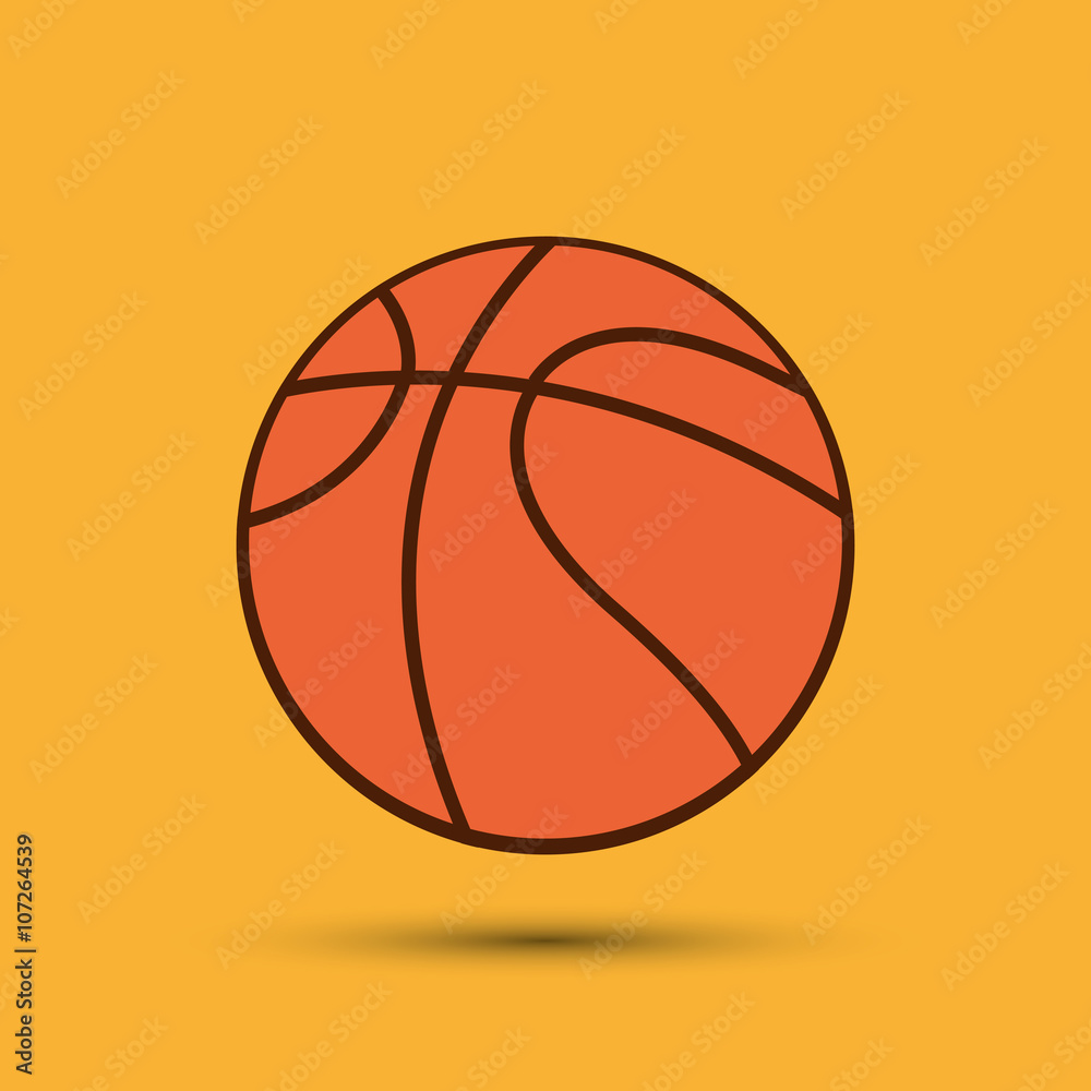 Basketball icon design, vector illustration Basketball icon design, vector illustration