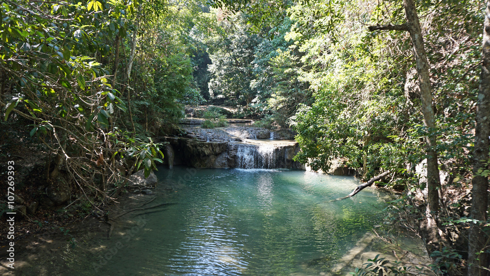 waterfall in erawan national park