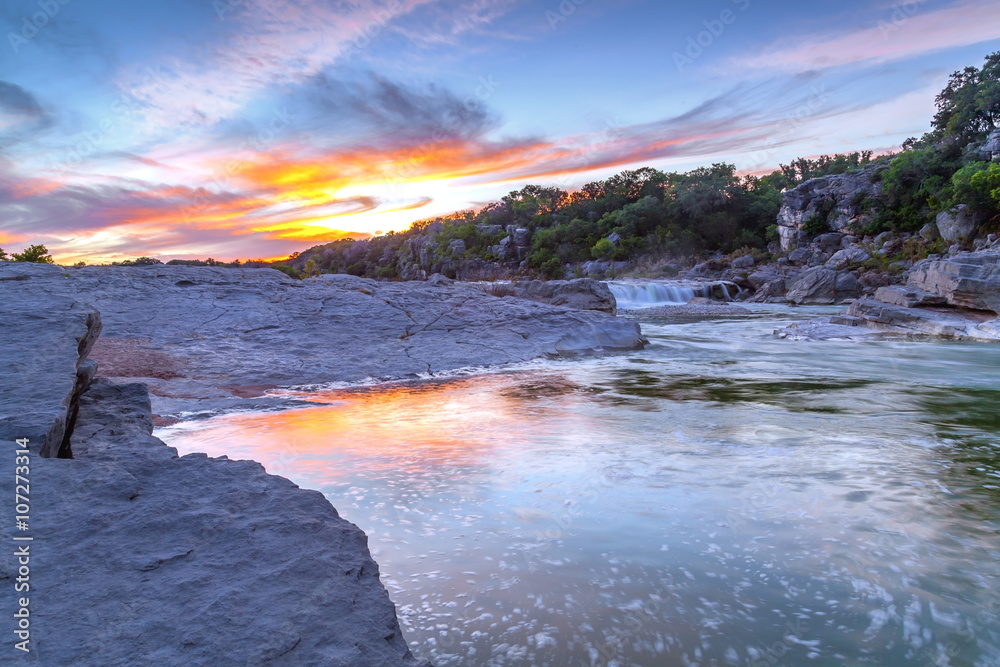Fototapeta premium Pedernales Falls in Texas