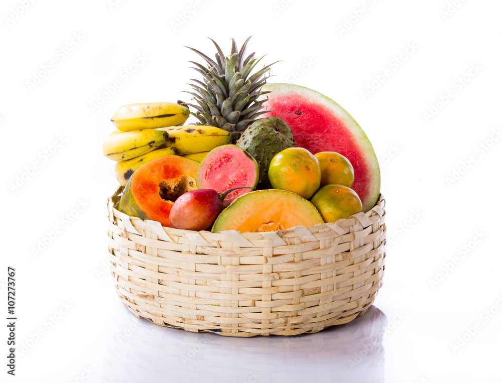 Fruits and Vegetables in Basket Fruits and Vegetables in Basket