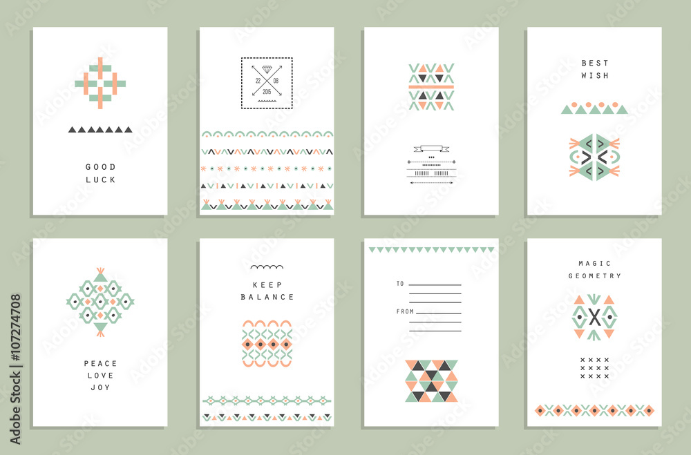 Cute Collection of Ethnic Cards and Invitations.  