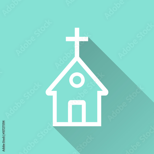Church - vector icon.